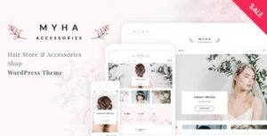 Myha - Accessories & Hair Shop WordPress theme - Nulled Download - EmpireGPL