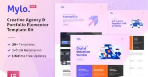 Mylo - Creative Agency & Portfolio Template Kit - Nulled Download - EmpireGPL