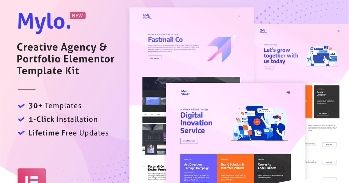Mylo – Creative Agency & Portfolio Template Kit – Nulled Download – EmpireGPL
