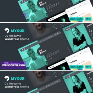 Myour - WordPress Resume Theme - Nulled Download - EmpireGPL