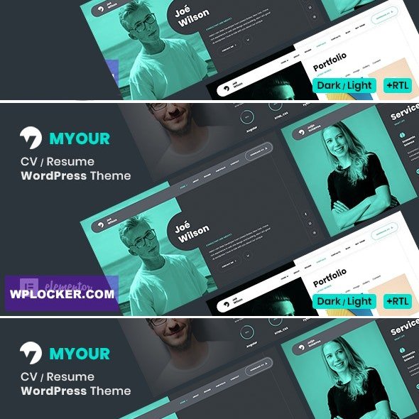 Myour - WordPress Resume Theme - Nulled Download - EmpireGPL