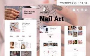 Nail Craft - Nail Salon with Great Widgets WooCommerce WordPress Elementor Theme WordPress Theme - Nulled Download - EmpireGPL