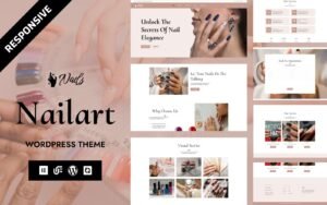 Nails - Nail Salon & Nail Art WordPress Elementor Theme WordPress Theme - Nulled Download - EmpireGPL