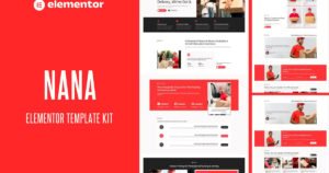 Nana - Packers & Movers Service Elementor Template Kit - Nulled Download - EmpireGPL