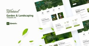 Naturel Garden & Landscaping Elementor Template Kit - Nulled Download - EmpireGPL