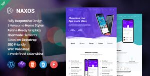 Naxos - App Landing Page WordPress Theme - Nulled Download - EmpireGPL