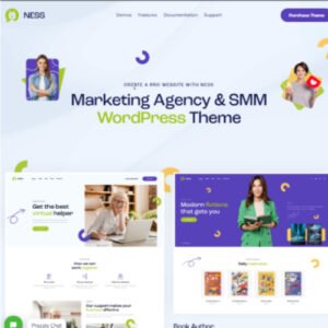 Ness - Marketing Agency & SMM WordPress Theme - Nulled Download - EmpireGPL