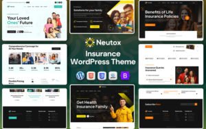 Neutox - Insurance Agency WordPress Theme - Nulled Download - EmpireGPL