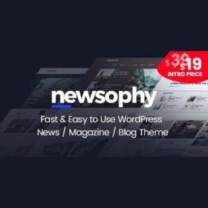 Newsophy - Fast and Easy to Use WordPress News and Blog Theme - Nulled Download - EmpireGPL