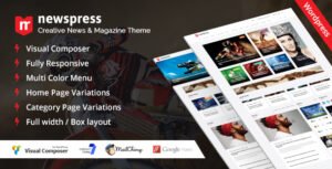 NewsPress - Responsive News / Magazine WordPress Theme - Nulled Download - EmpireGPL