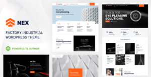 Nex - Industrial WordPress Theme - Nulled Download - EmpireGPL