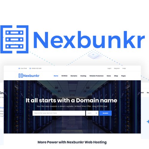 Nexbunker - Hosting/Server WordPress Theme and WHMCS - Nulled Download - EmpireGPL