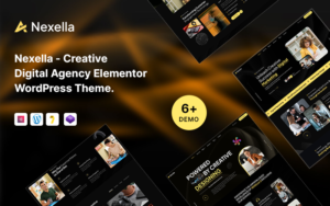 Nexella - Creative Digital Agency Elementor WordPress Theme - Nulled Download - EmpireGPL