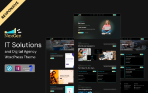 NexGen - IT Solutions $ Digital Agency WordPress Elementor Theme WordPress Theme - Nulled Download - EmpireGPL