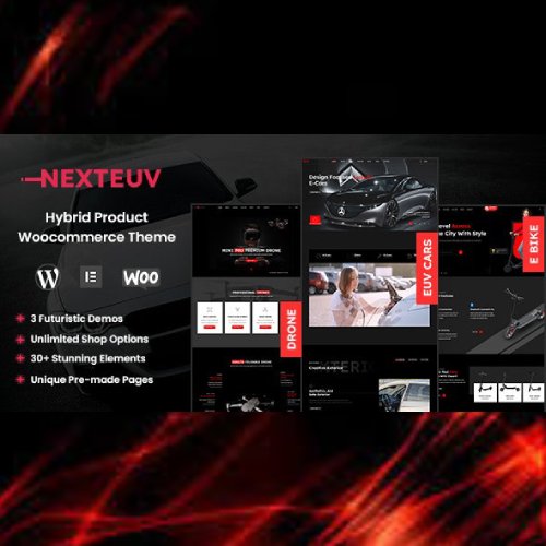 NextEuv - EV Shop, Single Product Store Theme - Nulled Download - EmpireGPL
