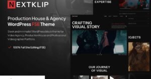 Nextklip – Video Production Agency WordPress Theme - Nulled Download - EmpireGPL