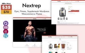 NextRep – Gym, Fitness and Supplements WordPress WooCommerce Theme - Nulled Download - EmpireGPL