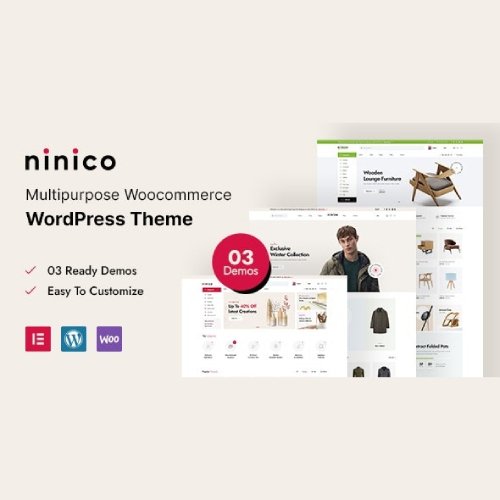 Ninico – Minimal WooCommerce WordPress Theme – Nulled Download – EmpireGPL