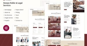 Notart | Notary Public & Legal Services Elementor Template Kit - Nulled Download - EmpireGPL