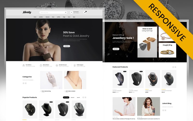 Novelty - Jewelry Store OpenCart Reponsive Template OpenCart Template - Nulled Download - EmpireGPL