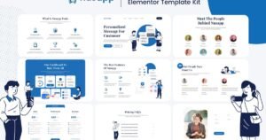 Nusapp - SaaS Startup & Business Elementor Template Kit - Nulled Download - EmpireGPL