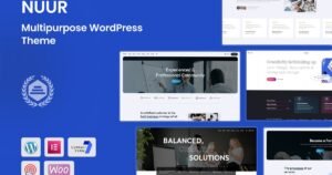 Nuur - Multipurpose Creative WordPress Theme - Nulled Download - EmpireGPL