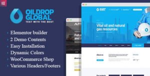 OilDrop - Oil and Gas Industrial WordPress theme - Nulled Download - EmpireGPL