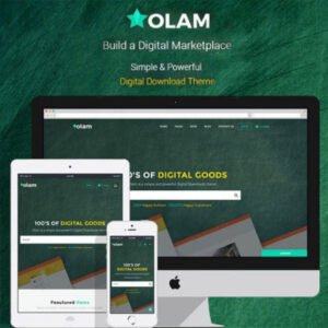 Olam - Easy Digital Downloads Marketplace WordPress Theme - Nulled Download - EmpireGPL