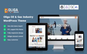 Oliga - Oil & Gas Industry WordPress Theme - Nulled Download - EmpireGPL