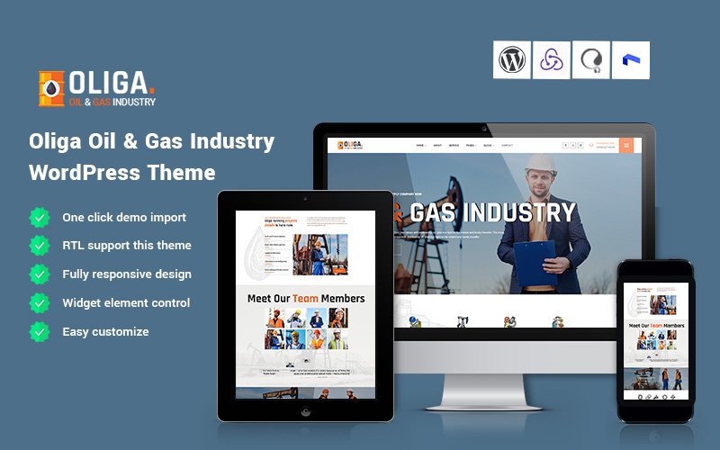Oliga - Oil & Gas Industry WordPress Theme - Nulled Download - EmpireGPL