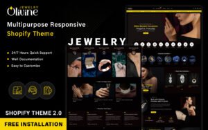 Olivine Jewelry - Multipurpose Responsive Shopify Theme - Nulled Download - EmpireGPL