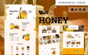 Organic Honet - Honey Farm and Beekeeping Store WooCommerce WordPress Elementor Theme WordPress Theme - Nulled Download - EmpireGPL