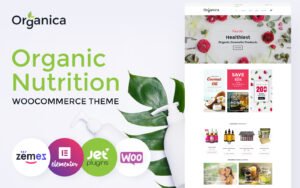 Organica - Organic Food, Cosmetics and Bio Active Nutrition WooCommerce Theme - Nulled Download - EmpireGPL