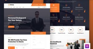 Ormas – Bodyguard & Security Agency Elementor Template Kit - Nulled Download - EmpireGPL