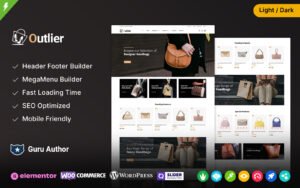 Outlier - Handbag Store and Fashion Accessories Store WooCommerce Theme - Nulled Download - EmpireGPL