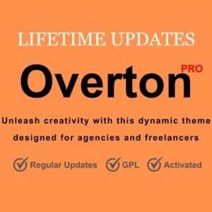 Overton - Creative Theme for Agencies and Freelancers - Nulled Download - EmpireGPL
