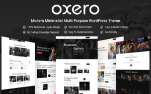 Oxero - Modern Minimalist Multi-Purpose WordPress Theme - Nulled Download - EmpireGPL