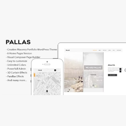 Pallas – Creative Multi-Purpose WordPress Theme – Nulled Download – EmpireGPL