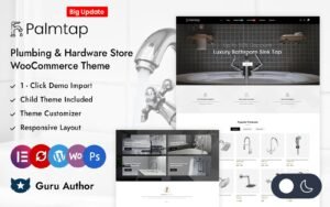 Palmtap - Plumbing Hardware Store Elementor WooCommerce Responsive Theme WooCommerce Theme - Nulled Download - EmpireGPL