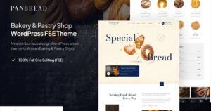 Panbread – Fresh Bakery & Pastry WordPress Theme - Nulled Download - EmpireGPL