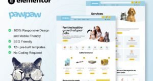 PawPaw - WooCommerce Pet Shop & Pet Care Elementor Template Kit - Nulled Download - EmpireGPL