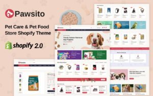 Pawsito - Pets Care & Pets Food Store Shopify 2.0 Responsive Theme Shopify Theme - Nulled Download - EmpireGPL