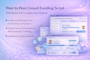 Peer to Peer Crowd Funding Script