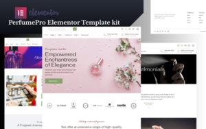 Perfumepro – WooCommerce Perfume Shop Elementor Template Kit Elementor Kit - Nulled Download - EmpireGPL