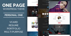Personal One - OnePage / VCard / WordPress Theme - Nulled Download - EmpireGPL