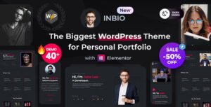 Personal Portfolio WordPress Theme - Inbio - Nulled Download - EmpireGPL