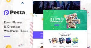Pesta | Event Planner & Organizer WordPress Theme - Nulled Download - EmpireGPL