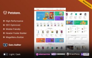 PetStore - Animal Pet Store and Pet Food Elementor WooCommerce Theme - Nulled Download - EmpireGPL