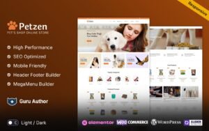 Petzen - Pets Food and Animal Food Woocommerce Responsive Store WooCommerce Theme - Nulled Download - EmpireGPL