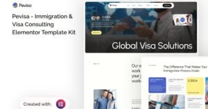 Pevisa - Immigration & Visa Consulting Elementor Template Kit - Nulled Download - EmpireGPL